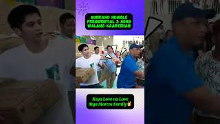 Presidential 3 Sons sobrang Humble marcos sandromarcos pbbm funny shortvideo shorts [upl. by Eneleh]