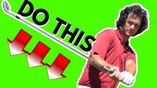 How to SHALLOW the golf club for GREAT ball striking You need this golf tip to hit it crispy [upl. by Kristian538]