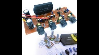 STK 4191 Amplifier Kit Build amp Test [upl. by Solokin]