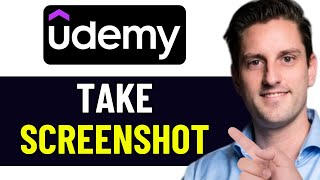 HOW TO TAKE SCREENSHOT ON UDEMY 2024 EASY [upl. by Alison]