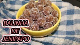 COMO FAZER BALINHA DE JENIPAPO  Receita Típica do Nordeste [upl. by Orrocos944]