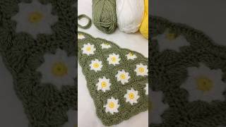 Papatya motifli BANDANA💚yapımı kanalımda art elişi keşfet handmade kendinyap crochet diy [upl. by Atnoved]