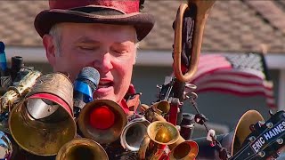 One Man Band brings joy to neighborhoods [upl. by Atined]