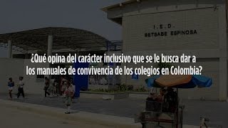 ¿Qué piensan los barranquilleros de la polémica de los manuales de convivencia [upl. by Olsen]