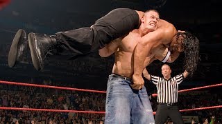 John Cena vs The Great Khali vs Umaga  WWE Championship Match Raw June 4 2007 [upl. by Assenahs632]