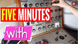 5 MINUTES WITH  EMS VCS3 Synthesizer [upl. by Watkins]