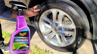 NEW Meguiars Hybrid Ceramic Tire Shine  Is it Long Lasting [upl. by Leruj]