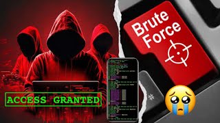 BRUTE FORCE attack 🔥  DONT ignore ⚠️ देख लो जल्दी 🙏DELETE 😱होने से पहले ✅ [upl. by Runstadler]