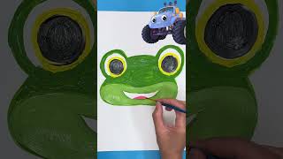 PAINT GECKO WITH ME  shorts geckosgarage painting kids drawing tutorial gecko howto [upl. by Analak]