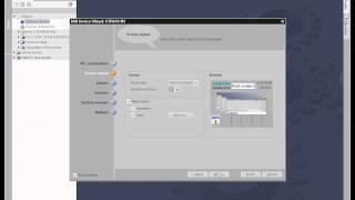 TIA Portal Tutorial 05 HMI Wizard [upl. by Ainoloppa]