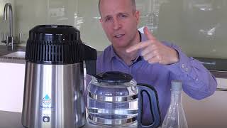 Megahome Water Distiller  1 minute intro to drinking distilled water [upl. by Faubion203]