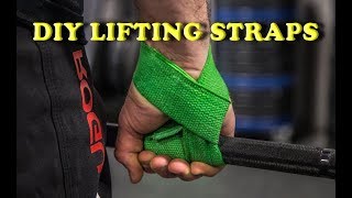 How to make LIFTING STRAPS [upl. by Derzon]