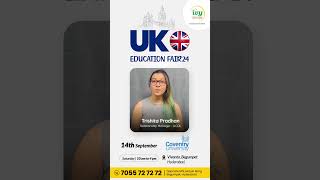 Meet Coventry University UK Delegate at the Education Fair 24 [upl. by Lyrahs]