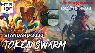 Naya Landfall Tokens  Forgotten Realms Standard 2022 MTG Arena Gameplay [upl. by Yrdnal]