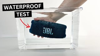 JBL Charge 5 Speaker Review amp Waterproof Test [upl. by Atikal]