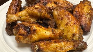 Irresistible Garlic Buffalo Air Fryer Wings Recipe [upl. by Eecyac]