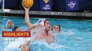 Mens Water Polo  USC 13 Cal 12 Highlights 111923 [upl. by Enelec]