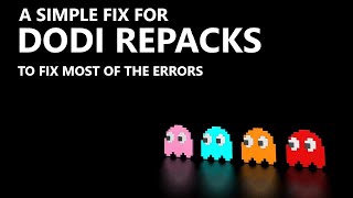 A simple fix for most errors in DODI repack games [upl. by Thetisa3]