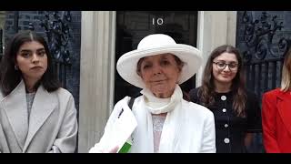 Hon Dr Jocelynne Scutt AO President Cedaw Peoples Tribunal at No 10 Downing Street [upl. by Remliw33]