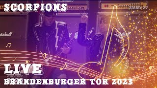 Scorpions Full Concert Brandenburger Tor Silvester 2023 [upl. by Eiddal]