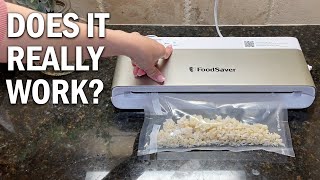 FoodSaver Compact Vacuum Sealer Machine Machine Review  Does It Really Work [upl. by Esor823]