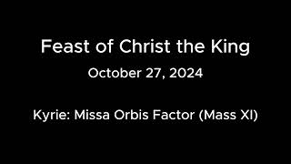 Mass for October 27 2024 Feast of Christ the King [upl. by Aivirt]