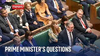 PMQs  Starmer faces Sunak in Prime Ministers Questions [upl. by Yeung]