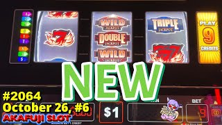 Triple Double Lucky Slot Jackpot Blazing 777 Triple Double Jackpot Wild Nudging Stacks [upl. by Yhtomiht914]