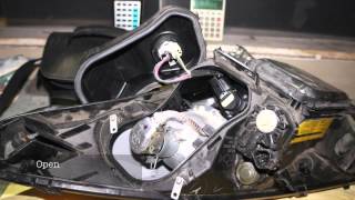 Toyota Celica OEM HID Bulb amp Ballast replacement 00 [upl. by Mordy]