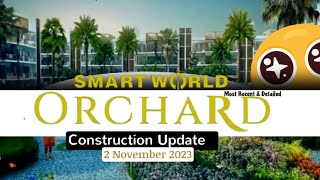 Smartworld Orchard Sector 61 Construction update 02Nov23 Smartworld M3M 9315302963 [upl. by Eintroc]