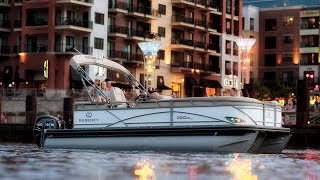 REGENCY Boats 2016 220 DL3 Luxury Pontoon Boat [upl. by Inad386]