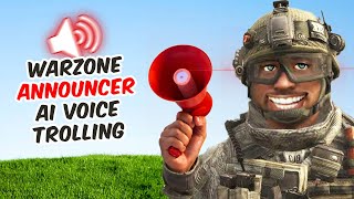 Warzone 2 AI Voice Trolling that should be ILLEGAL [upl. by Buddy]