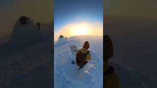 Winter ascent of Ben Nevis via the CMD Arête scotland mountains hiking climbing snow [upl. by Dougy]