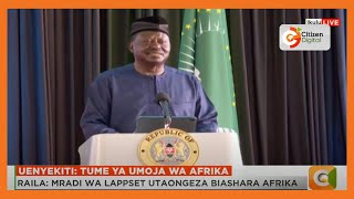 Raila Odingas full speech during the launch of Kenya’s AUC bid at State House Kenya [upl. by Ttcos]