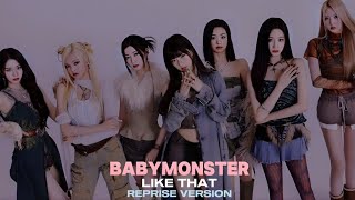 BABYMONSTER  quotLIKE THATquot REPRISE VERSION  LIKE THAT COVER Prodby naimalmas [upl. by Whatley651]