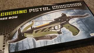 Crossbow MAN KUNG Alligator 80 LBS Fiberglass bow  Unboxing [upl. by Ayek920]