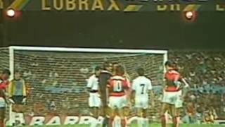 Flamengo 4x1 Fluminense 16021986  Carioca 1986 Retorno de Zico após grave lesão [upl. by Niwled]