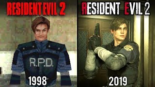 Resident Evil 2 Remake vs Original  Direct Comparison [upl. by Solegnave]