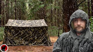 Thunderstorms with Heavy Rain on a Remote Colorado Mountain  ASMR Camping Adventure [upl. by Oiziruam]