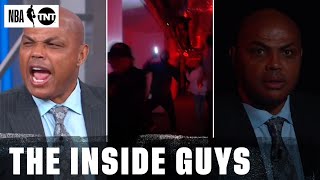 quotWhat the hell happenedquot 🤣  Chucks Guarantee Caused A Blackout In Studio J  NBA on TNT [upl. by Reta]