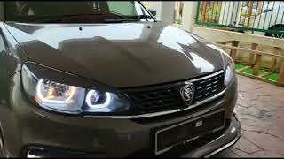 Proton Saga headlight custom modifications [upl. by Haim358]