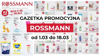 Gazetka promocyjna drogerii Rossmann od 103 do 1803  Mega Ci się opłaca [upl. by Cannice191]