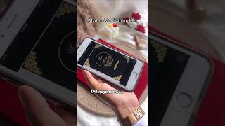 Nikah Hamper🌸 Premium Nikah Booklet❤️ ytshorts shorts youtubeshorts viral wedding shortvideos [upl. by Adnorrehs]