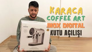 Karaca Coffee Art Inox Dijital Öğütülmüş Espresso Cappuccino ve Kapsül Kahve Makinesi Kutu Açılışı [upl. by Natalia]