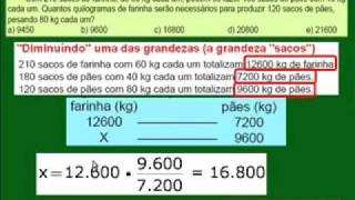 Regra de Três Simples e Composta 05  Aplicações  FÁCIL FÁCIL  CC V248 [upl. by Eanad]