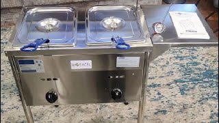 Bioexcel SS21 CSA Approved Two Tank Propane Deep Fryer with Thermometer Commercial Deep Fryer [upl. by Libenson]