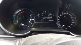 Kia Optima Hybrid 2015 acc 0100 0130 autobahn  autostrada [upl. by Nerret]