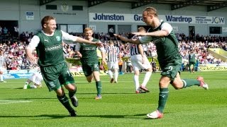 Leigh Griffiths Second Goal St Mirren 12 Hibernian 18082012 [upl. by Buzzell]