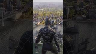 Sam Raimi SpiderMan Classic Black Suit Spiderman shorts shortsfeed youtubeshorts [upl. by Edeline]