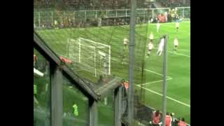 PalermoMilan 04 3 Marzo 2012 GOL DI IBRAHIMOVIC IN DIRETTA 1 GOL [upl. by Lesya]